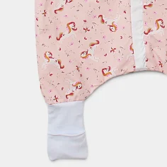 Summer sleeping bag with feet "Unicorns" by Angel Baby - photo 3