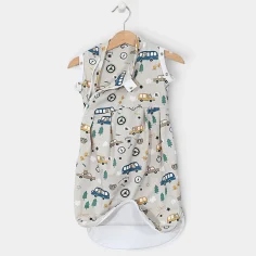 Autumn & Spring swaddle bag "Cars - grey" by Angel Baby - photo 2