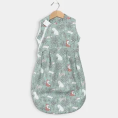 Autumn & Spring swaddle bag "Forest Animals - green" by Angel Baby - photo 3
