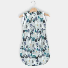 Autumn & Spring swaddle bag "White Bears" by Angel Baby