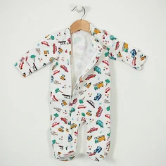 Winter Welcome Baby Set "Cars - white" by Angel Baby - photo 5