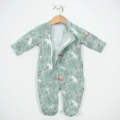 Winter Welcome Baby Set "Forest Animals - green" by Angel Baby - photo 2