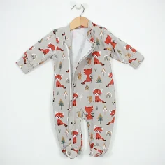 Winter Welcome Baby Set "Foxes - grey" by Angel Baby - photo 6