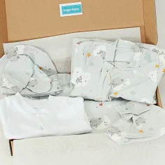 Winter Welcome Baby Set "Walk in the clouds - grey" by Angel Baby