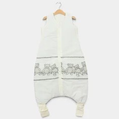 Winter Sleeping Bag with Feet "Bears black and white" by Angel Baby
