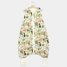 Winter Sleeping Bag with Feet "Cheetah" by Angel Baby