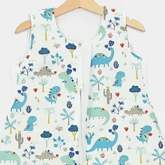 Winter Sleeping Bag with Feet "Dino - blue" by Angel Baby - photo 2