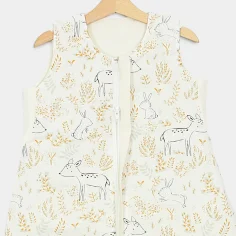 Winter Sleeping Bag with Feet "Forest Animals - beige" by Angel Baby - photo 2