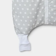 Winter sleeping bag with feet "Grey with Stars" by Angel Baby - photo 2