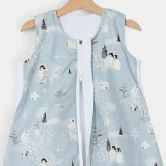 Winter Sleeping Bag with Feet "Penguins" by Angel Baby - photo 2