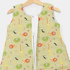 Winter Sleeping Bag with Feet "Safari - green" by Angel Baby - photo 2
