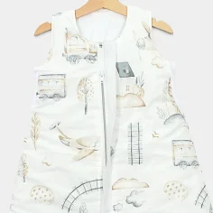 Winter Sleeping Bag with Feet "Train" by Angel Baby - photo 2