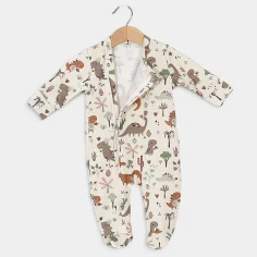 Baby sleepsuit with zipper "Dracolex - ecru" by Angel Baby - photo 2