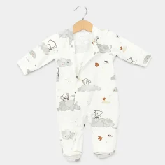 Baby sleepsuit with zipper "In the clouds" by Angel Baby - photo 2