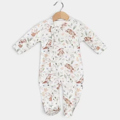 Baby sleepsuit with zipper "Playing in the flowers" by Angel Baby