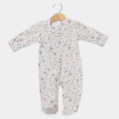 Baby sleepsuit with zipper "Seals" by Angel Baby