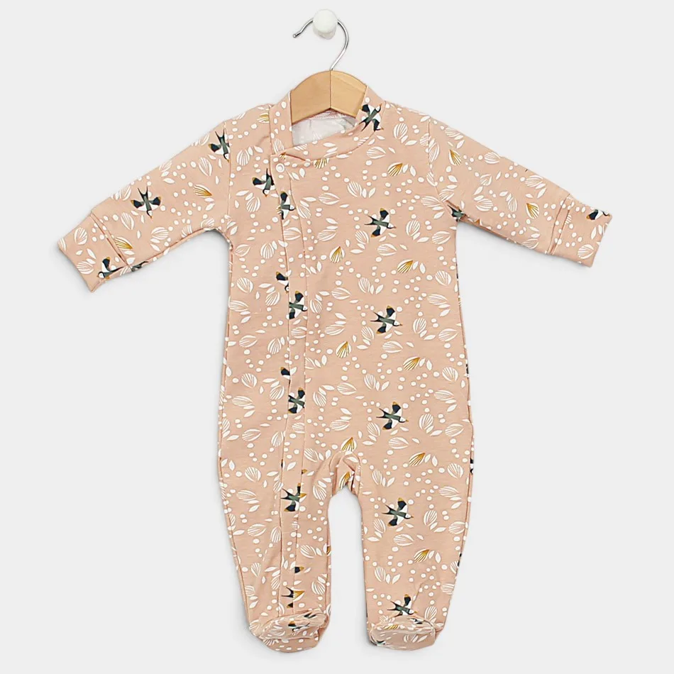 Baby sleepsuit with zipper "Swallows" by Angel Baby Baby sleepsuit with zipper "Swallows" by Angel Baby