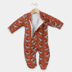 Baby sleepsuit with zipper "Zebra" by Angel Baby - photo 2